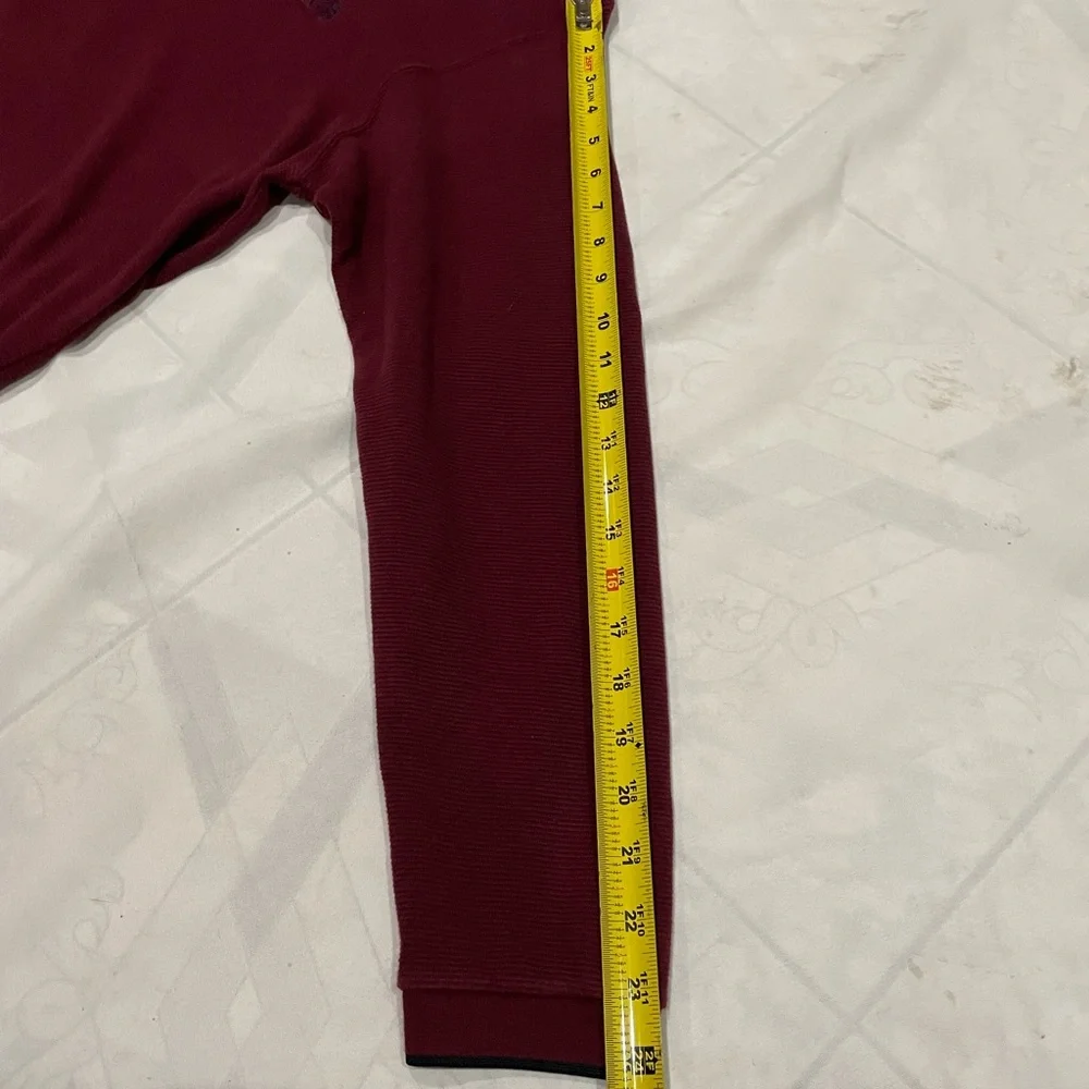 Ralph Lauren Men's Burgundy Polo Shirt long sleeve perfect condition